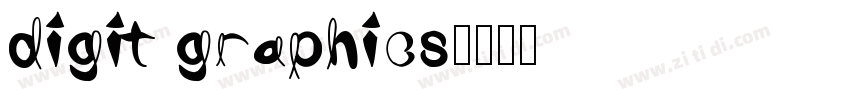 digit graphics字体转换